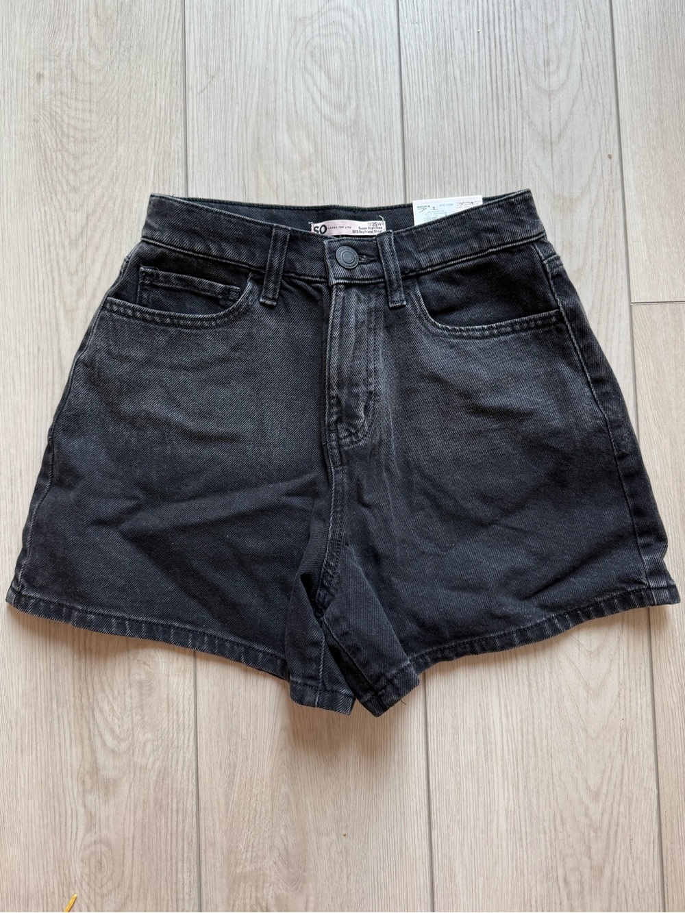 NWT SO Black High Waist Denim Shorts